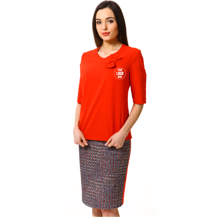 Red Corporate Custom Top